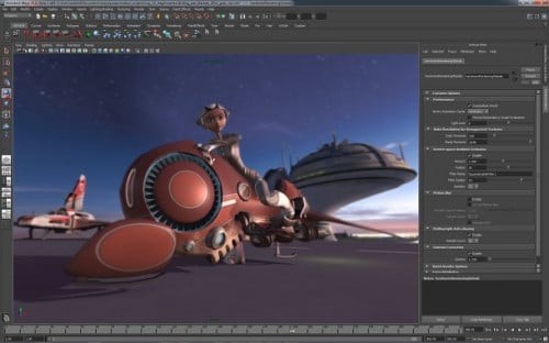 Autodesk Maya Viewport 2.0 Performance Animation PC
