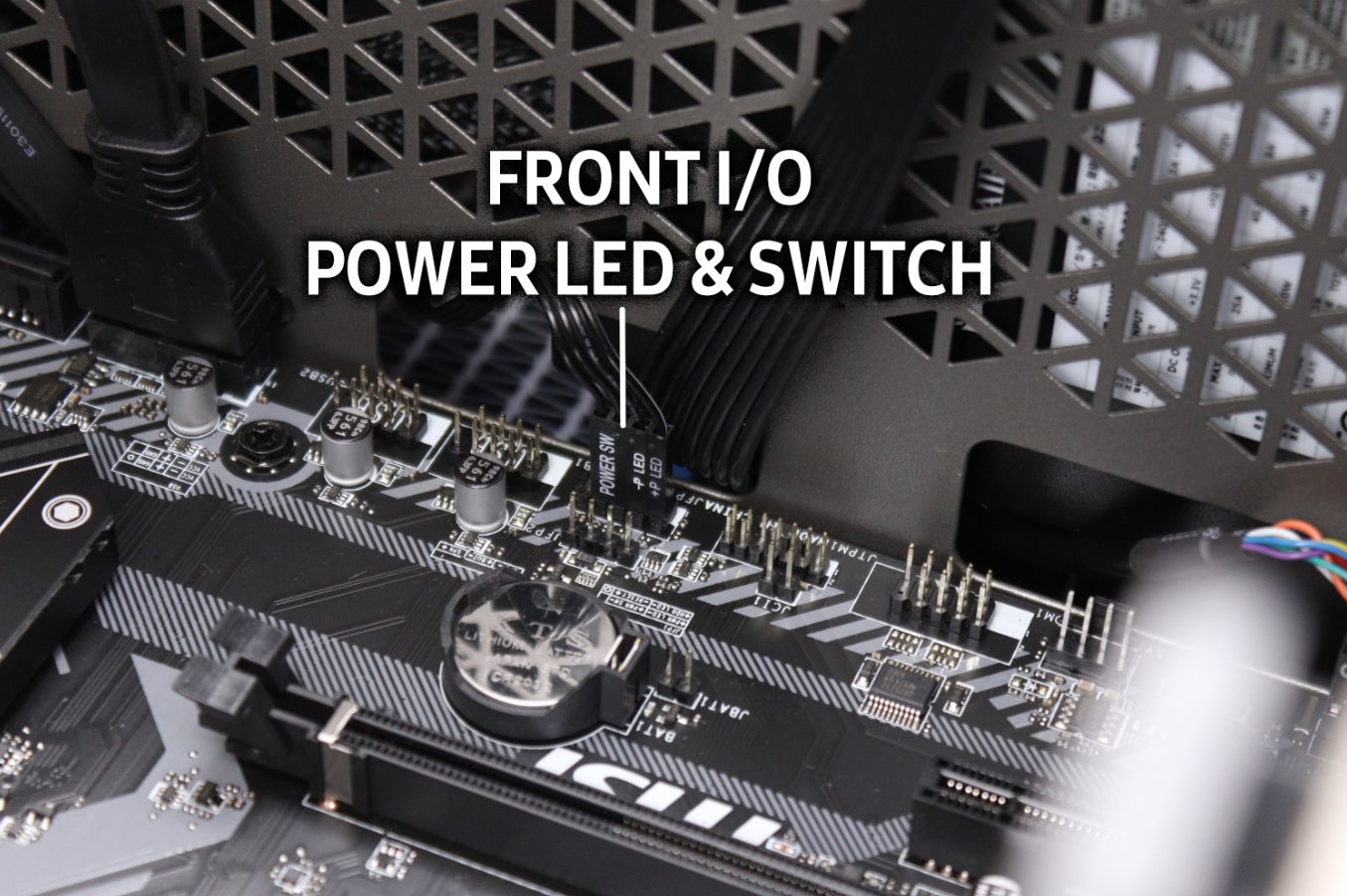 Case Front I/O Power LED Switch
