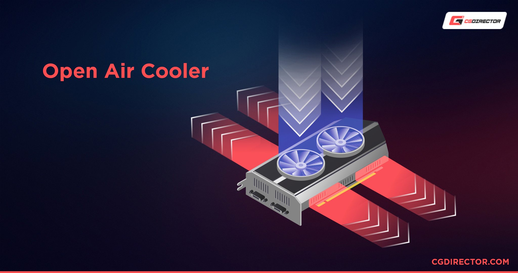 Open Air cooled GPU Airflow